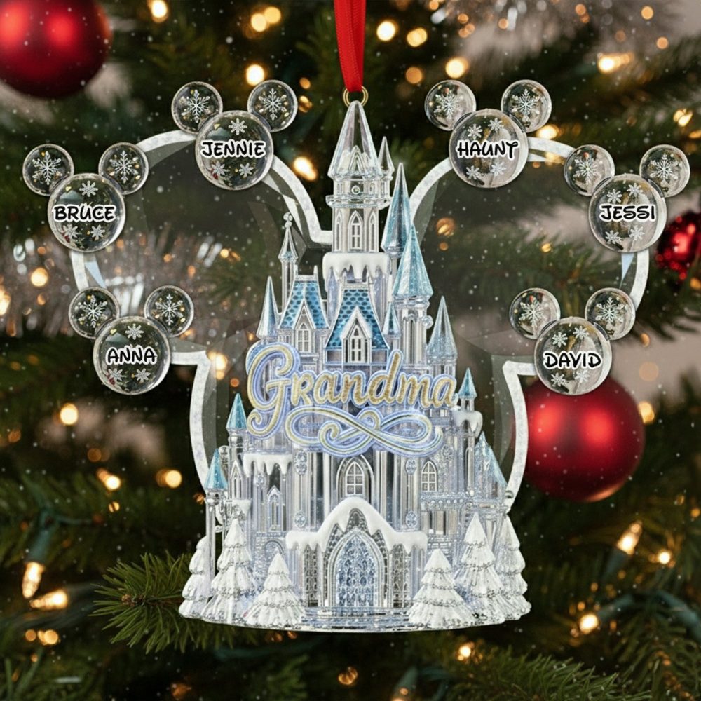 Winter Wonderland Grandma Ornament - Personalized Christmas Gifts For Grandma 05Tglu290825