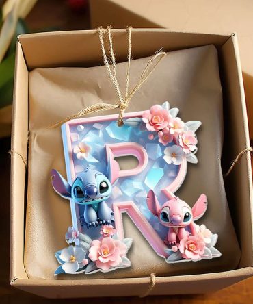 Custom Alphabet Letter Ornament, Christmas Acrylic Ornament 03Ohmh221024
