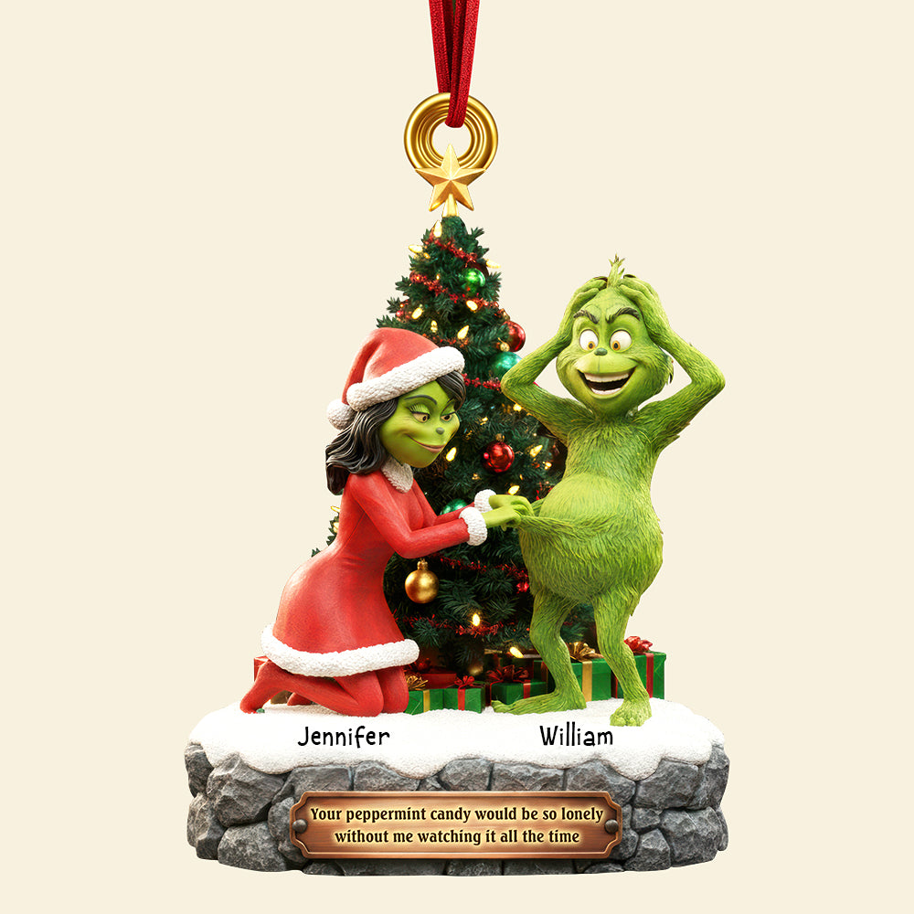 Naughty Couple Christmas Ornament - Personalized Gifts For Couple 03Kiqn130925 - Image 4