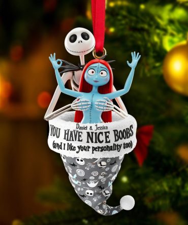 Cheeky Touch Couple Ornament - Personalized Christmas Gifts For Couple 02Ohlu041025