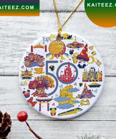 50Th Walt Disney Anniversary Castle Christmas Ornament