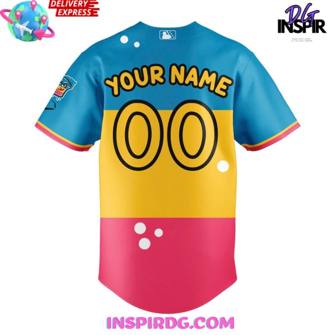 Jacksonville Jumbo Shrimp Honey Drippers Special Jersey - Image 3