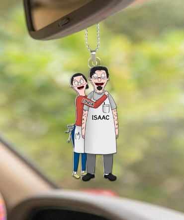 Personalized Gifts For Couple Car Ornament 01Qhhu241224Hg