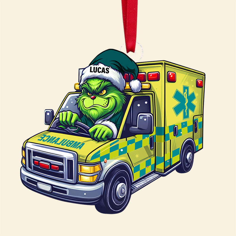 Personalized Gifts For Paramedic Ornament, How The Emt Saved Christmas 04Qhtn081124 - Image 5