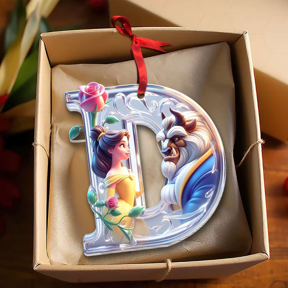 Custom Alphabet Letter Christmas Gifts For Movie Lovers Acrylic Ornament 03Ohmh211024 - Image 2