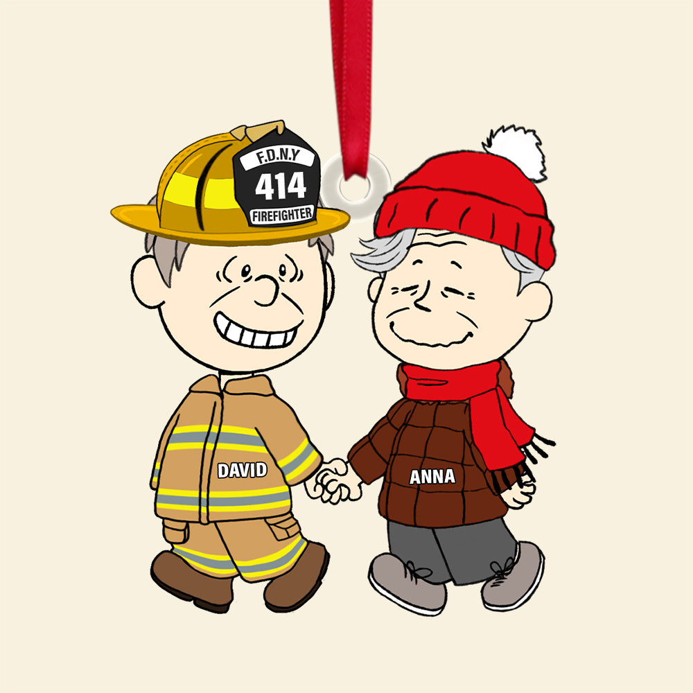 Firefighter Couple Acrylic Ornament 04Qhtn281124-New - Image 5