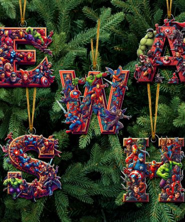 Custom Alphabet Letter For Movie Lovers, Christmas Acrylic Ornament 03Ohqn211024