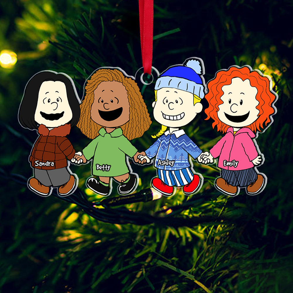 Friends Ornament - Personalized Gifts For Besties Ornament 06Acqn191124Da-New - Image 4