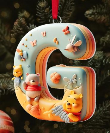 Custom Letter Gifts For Movie Fan Christmas Ornament 02Kapu281024