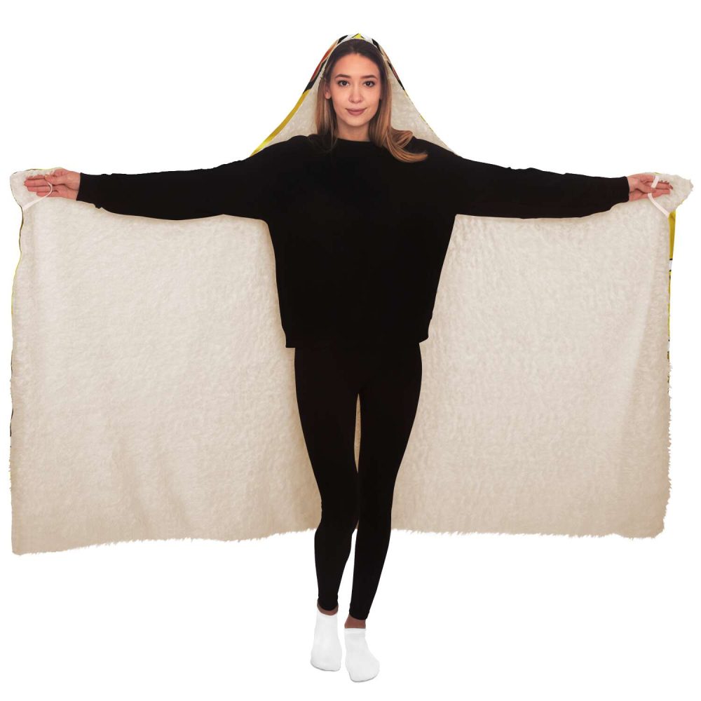 One Punch Man Yellow Hooded Blanket - Image 2
