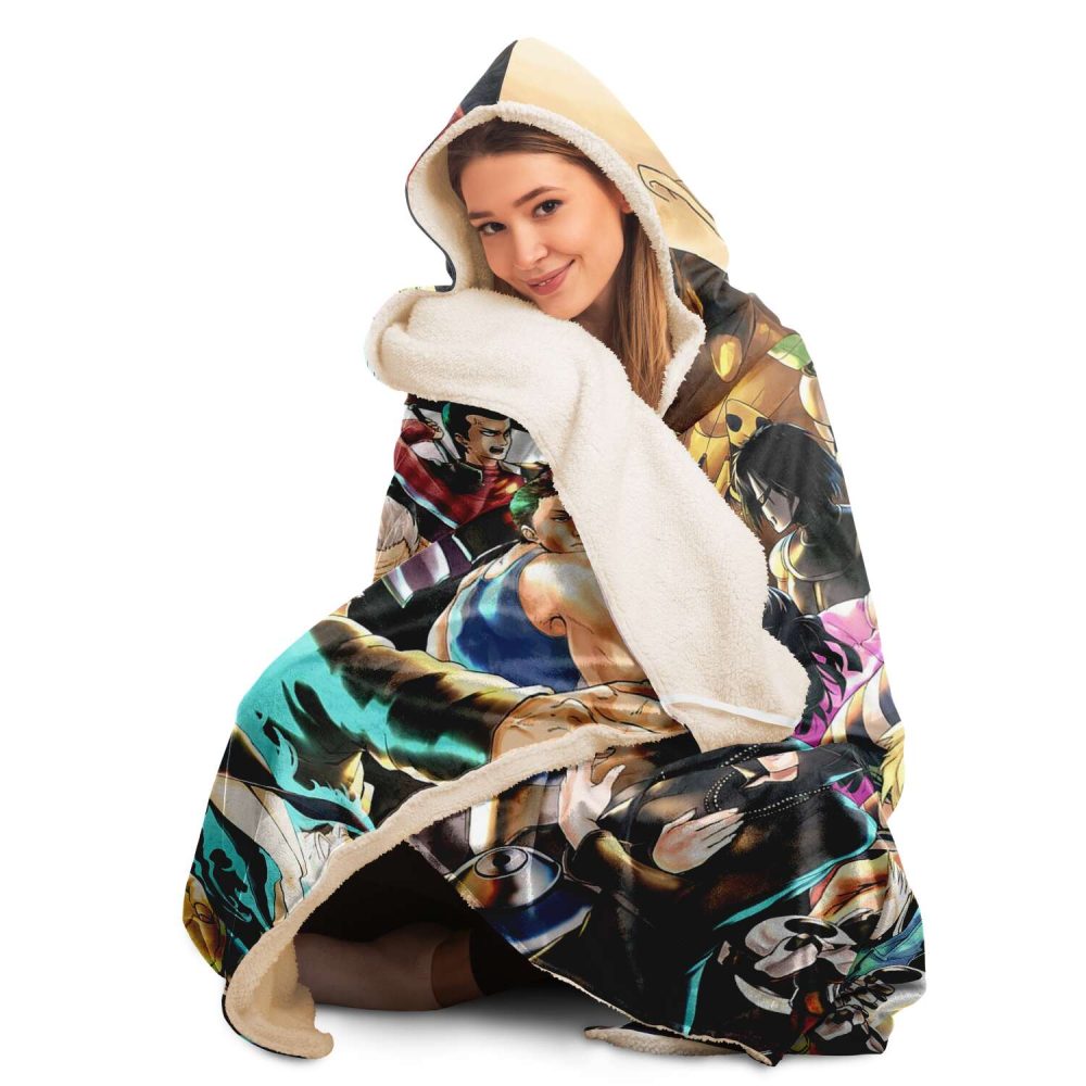 One Punch Man Full Charater 3D Hooded Blanket - Image 7