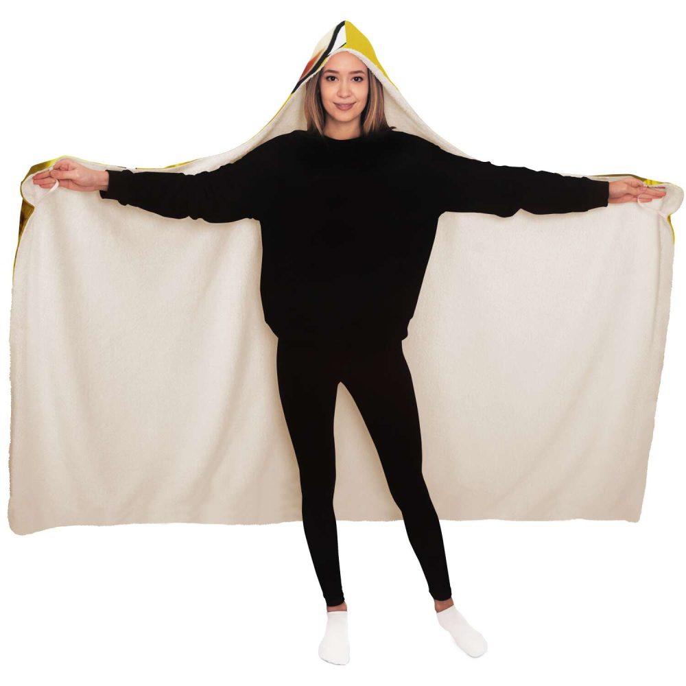 One Punch Man Yellow Hooded Blanket - Image 8