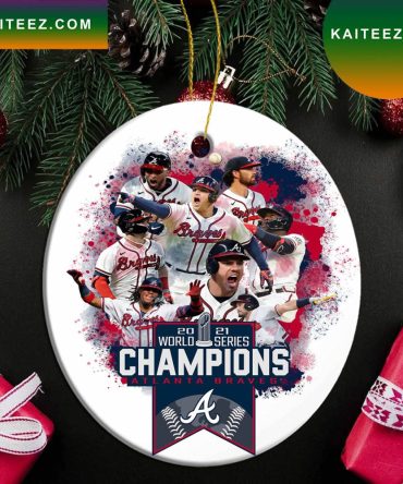 Atlanta Braves World Series Champions  Mlb Christmas Ornament