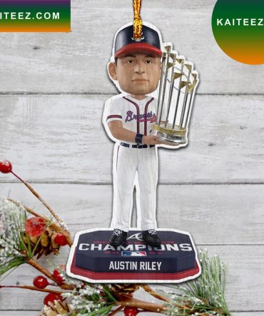 Austin Riley Atlanta Braves World Series  Champions Christmas Ornament