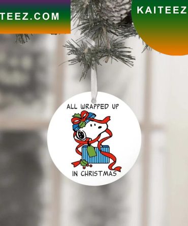 All Wrapped Up In Christmas Ornament Snoopy Christmas Decorations