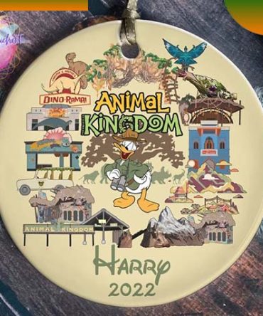 Animal Kingdom Donald Disney Ornament