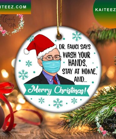 Anthony Fauci   Christmas Ornament