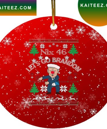 Anti Biden Lets Go Brandon Gifts  Christmas Ornament