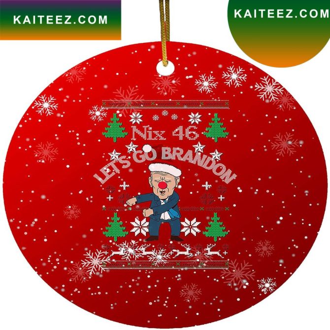 Anti Biden Lets Go Brandon Gifts  Christmas Ornament