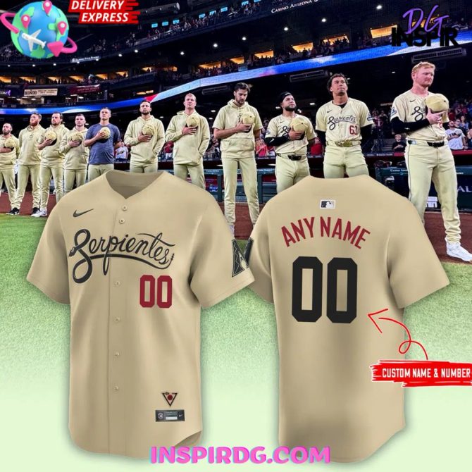 Arizona Diamondbacks Sand City Connect 2024 Baseball Jersey