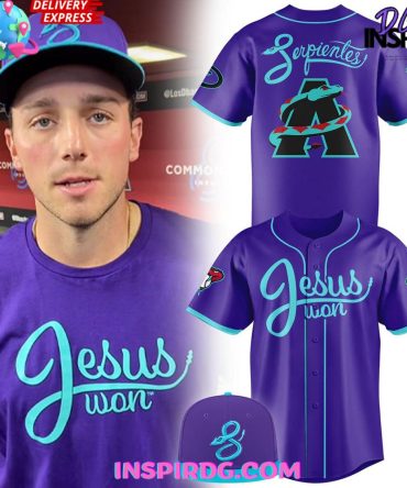 Arizona Diamondbacks Serpientes X Jesus Won 2025 Baseball Jersey