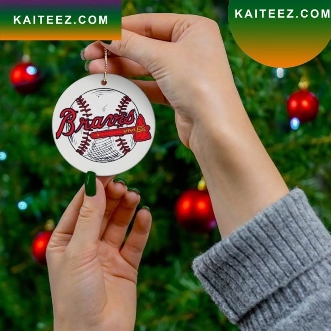 Atlanta Braves  Christmas Ornament