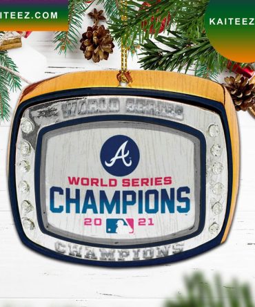 Atlanta Braves  World Series Champions Ring Christmas Ornament