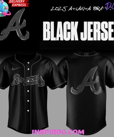 Atlanta Braves “Back In Black” 2025 Special Edition Baseball Jersey