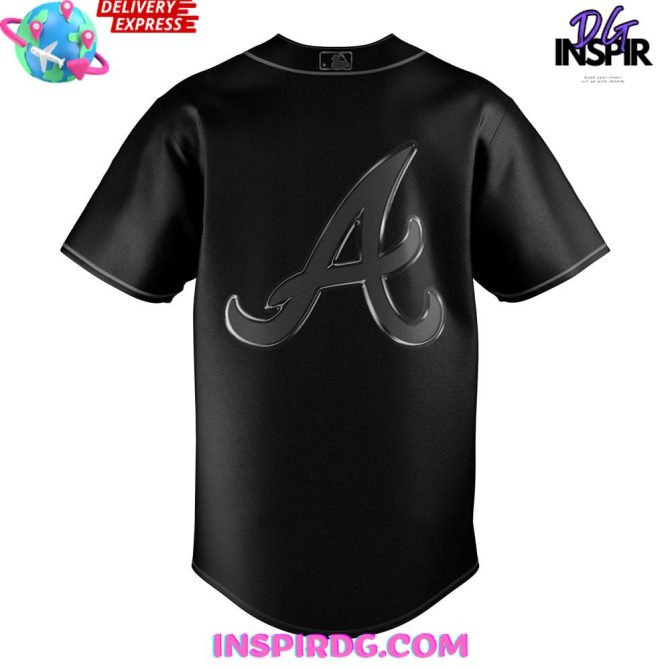 Atlanta Braves “Back In Black” 2025 Special Edition Baseball Jersey - Image 3