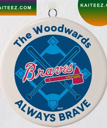 Atlanta Braves  Christmas Ornament