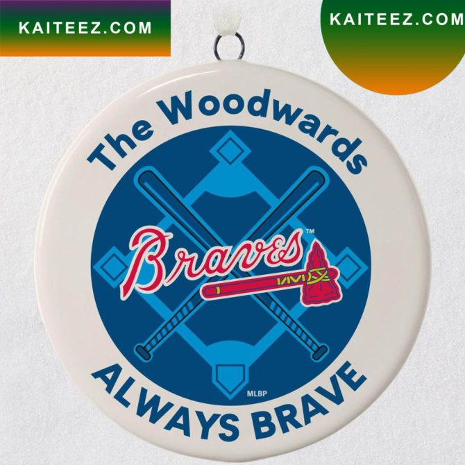 Atlanta Braves  Christmas Ornament