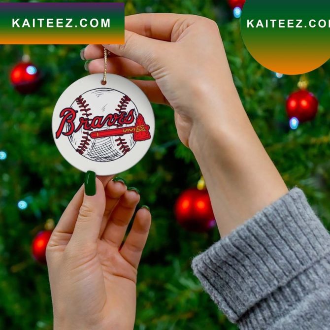 Atlanta Braves Christmas  Ornaments