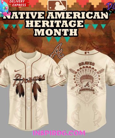 Atlanta Braves Native American Heritage Month 2025 Baseball Jersey