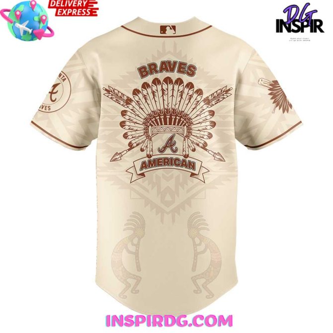 Atlanta Braves Native American Heritage Month 2025 Baseball Jersey - Image 3