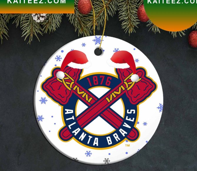 Atlanta Braves World Series  Champions Mlb Ornament