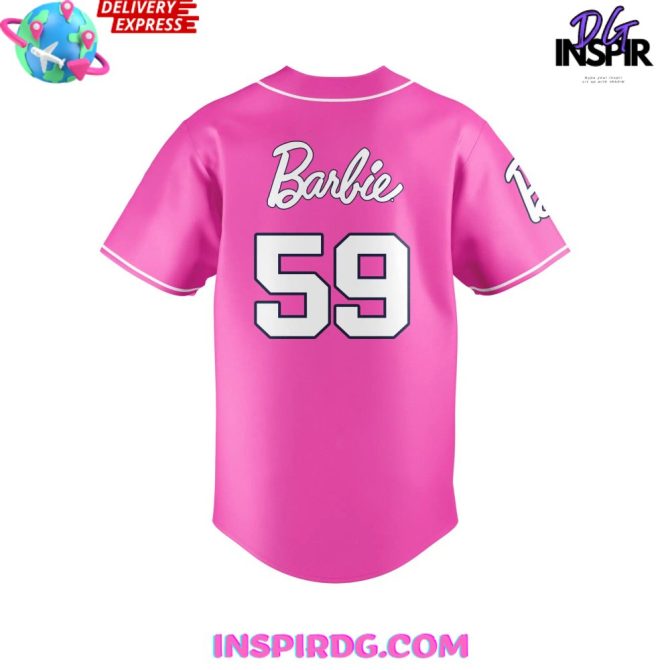Atlanta Braves X Barbie Night Game 2024 Baseball Jersey - Image 4
