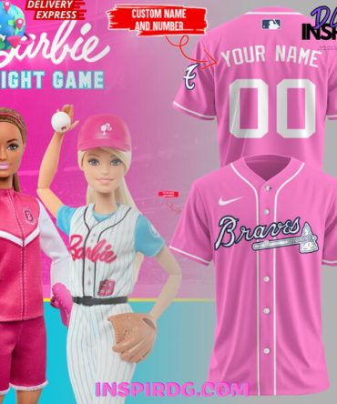 Atlanta Braves X Barbie Night Game 2024 Jersey