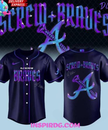 Atlanta Braves X Dj Screw Special Baseball Jersey