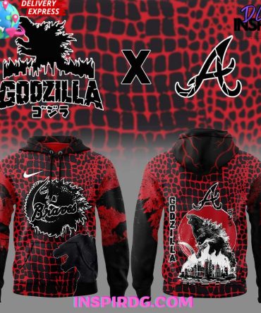 Atlanta Braves X Godzilla Special Edition All Over Print Hoodie