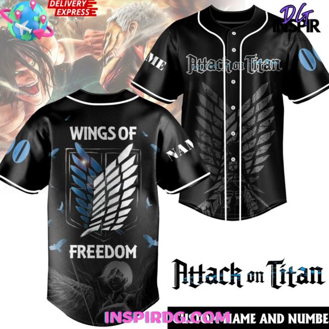 Attack On Titan Survey Corps Special Baseball Jersey