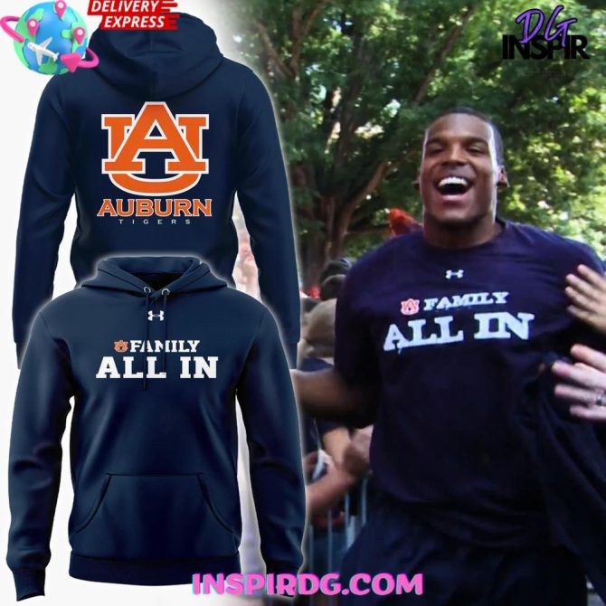 Auburn Tigers Hoodie - Family All In Design , Cozy, Stylish Fan Gear