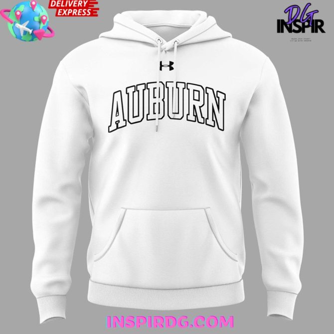 Auburn University Classic White Under Armour All Over Print Hoodie - Image 2