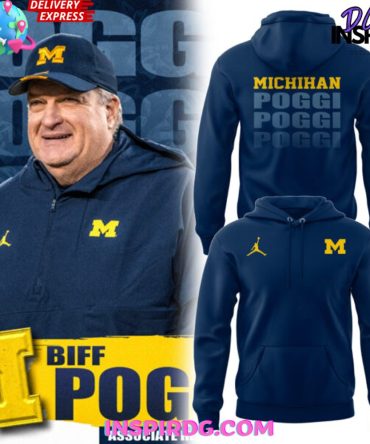 Biff Poggi Michigan Wolverines 2025 All Over Print Hoodie, 3D Hoodie