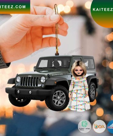 Bride Of Chucky Rubicon Jeep Led Lights Christmas Ornament