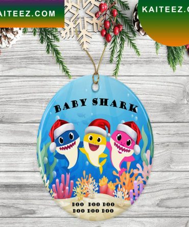 Baby Shark Christmas   Christmas Ornament