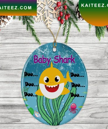 Baby Shark Doo Doo Doo Christmas Ornament