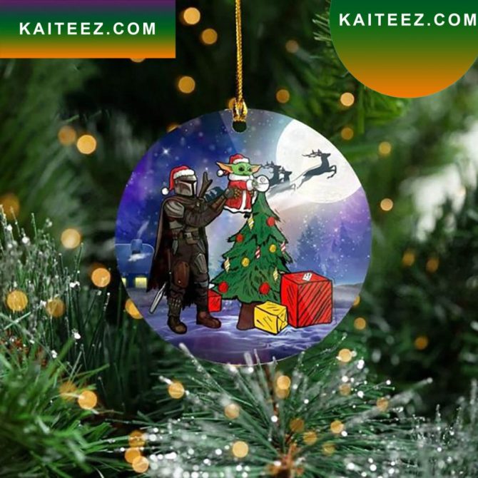 Baby Yoda The Mandalorian Star Wars Christmas  Ornament