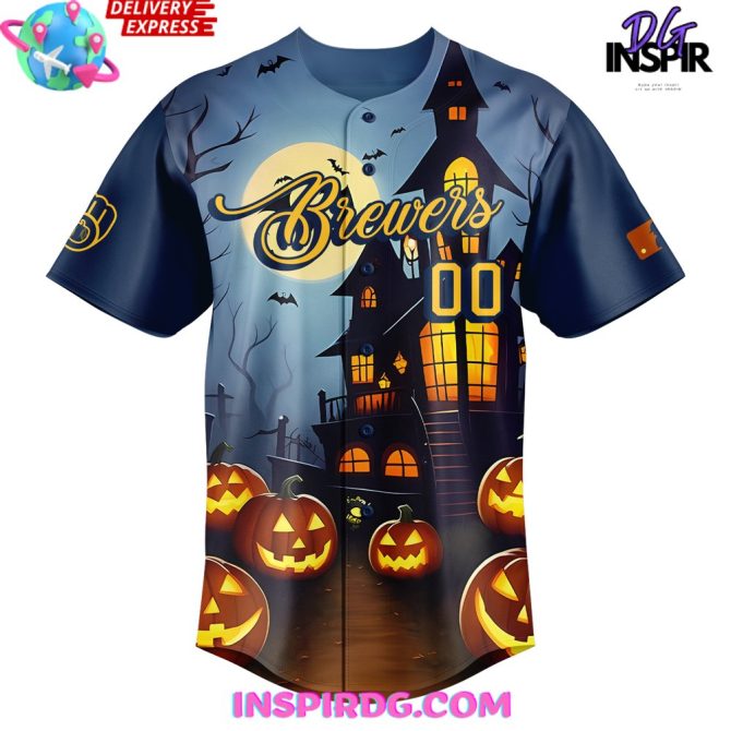 Baltimore Orioles Halloween 2024 Custom Baseball Jersey - Image 2