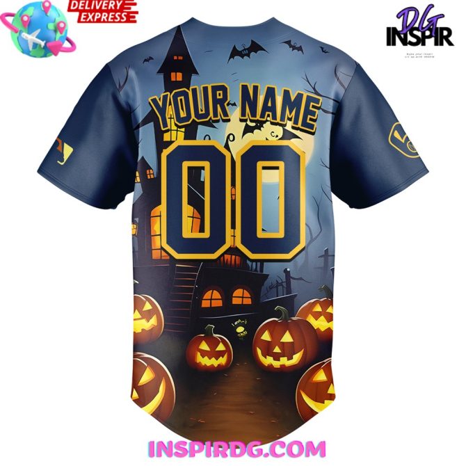 Baltimore Orioles Halloween 2024 Custom Baseball Jersey - Image 3