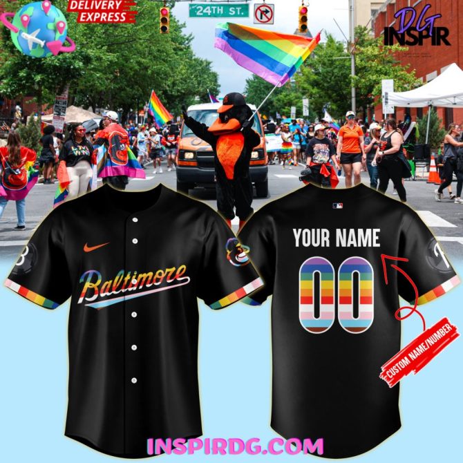 Baltimore Orioles Lgbt Pride Night Jersey Shirt